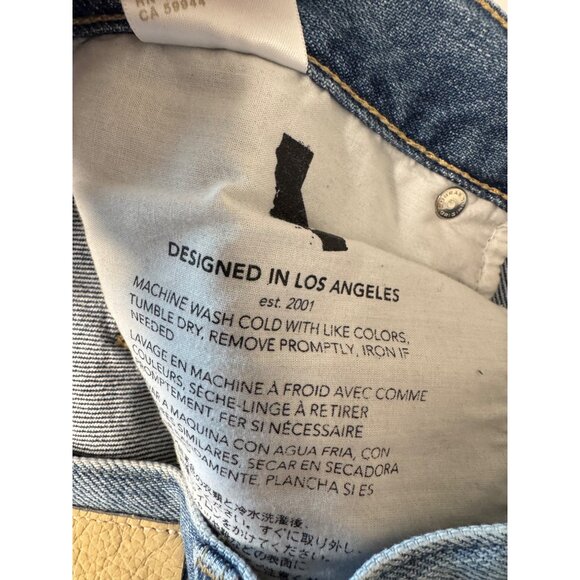 AG EX Boyfriend Slouchy Slim Size 27 Distressed Jeans NWT Adriano Goldschmied N - Picture 8 of 14